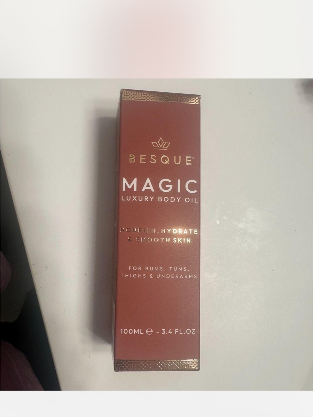 Besque Magic Luxury Body Oil — Hydrating Creamy Brown Body Oil